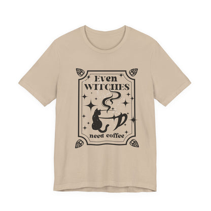 Even Witches Need Coffee Unisex T-Shirt