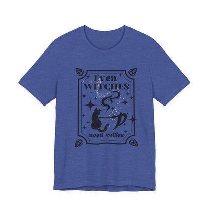 Even Witches Need Coffee Unisex T-Shirt
