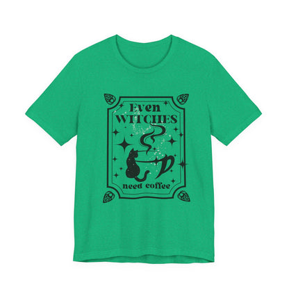 Even Witches Need Coffee Unisex T-Shirt