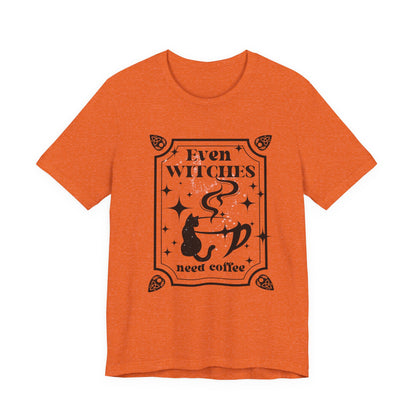Even Witches Need Coffee Unisex T-Shirt